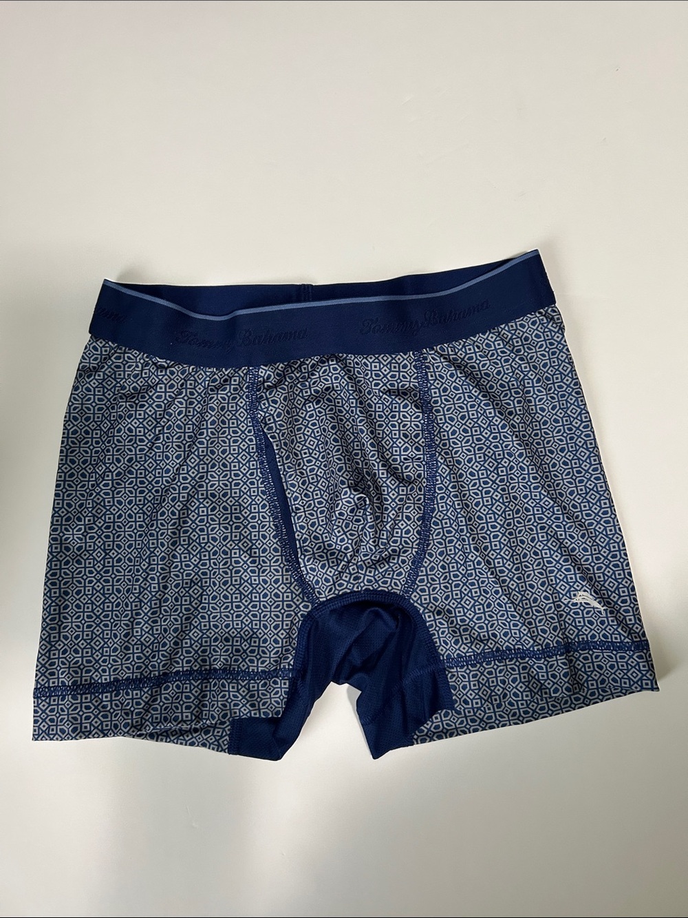 Tommy Bahama Men's Navy Geometric Boxer Briefs - Breathable Support